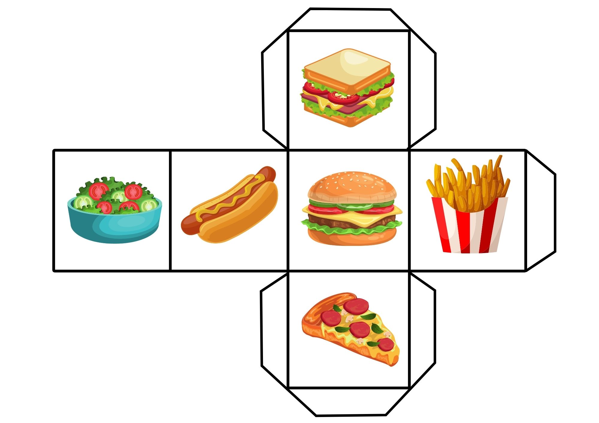 Food Dice Game